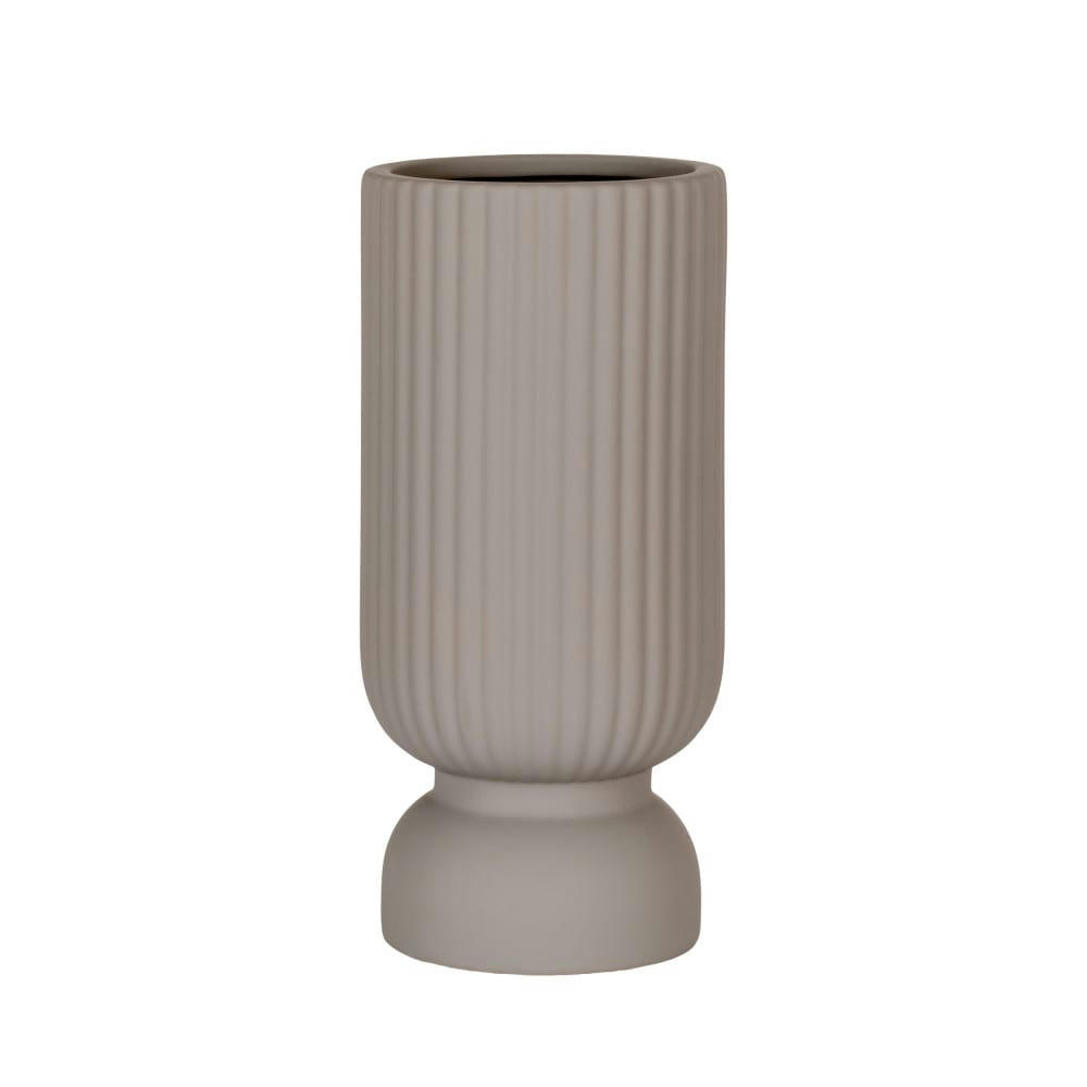 SIFNOS - Vase en céramique D12,5cm gris