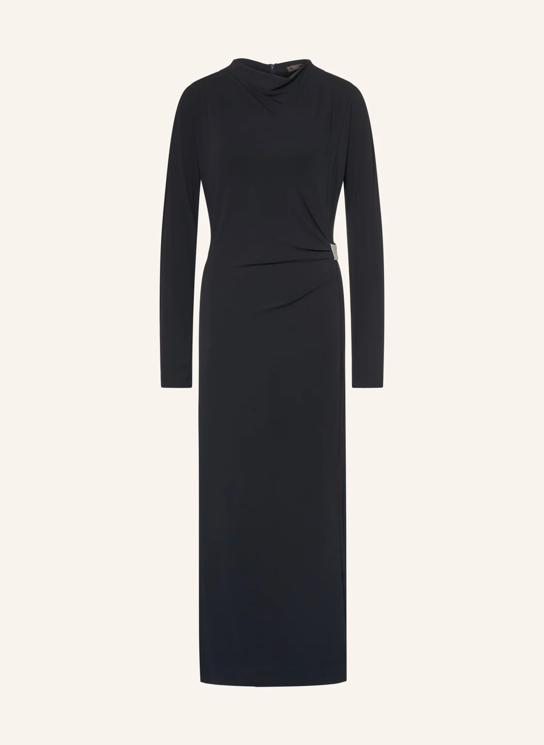 PESERICO Abendkleid aus Jersey mit Schmuckperlen