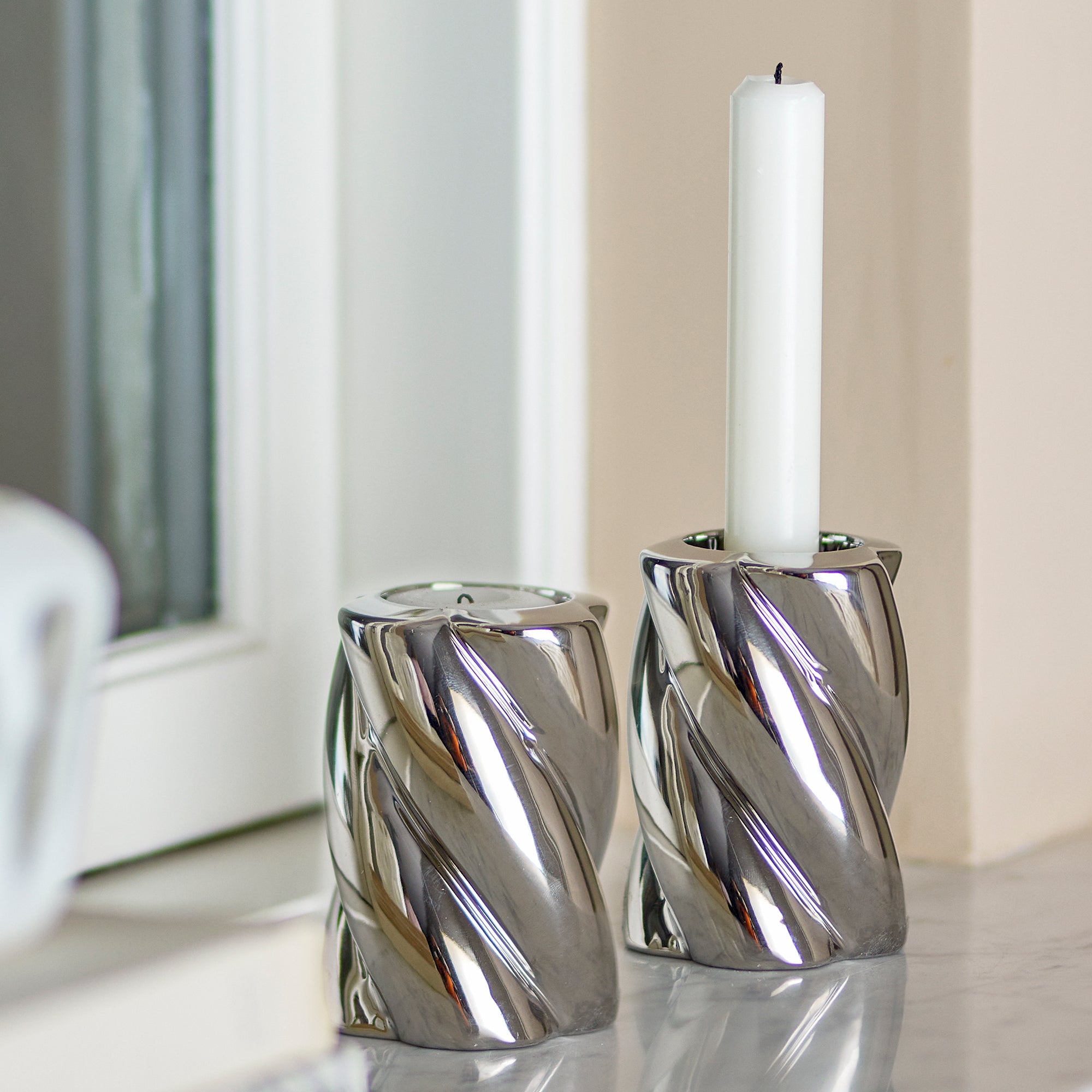 Bloomingville Silvia Kandelaar - Set van 2