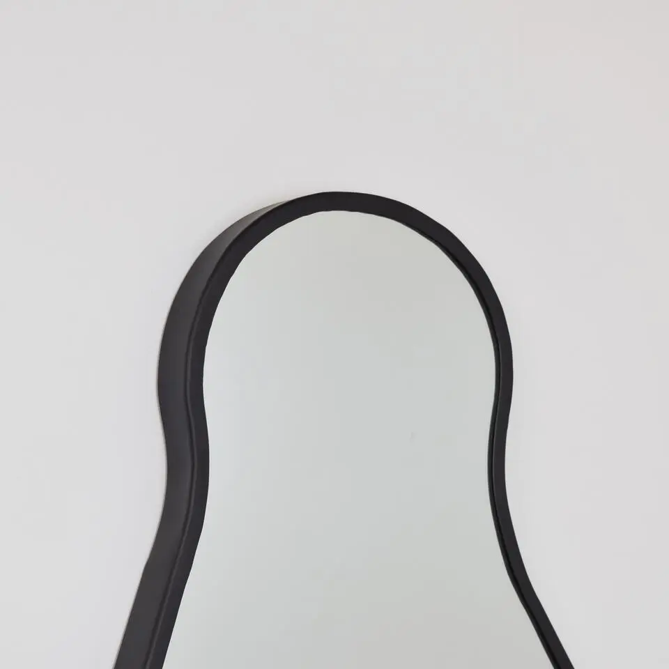 LOFT42 Spiegel Origa - Organische vorm - Metaal - Zwart - 70x40