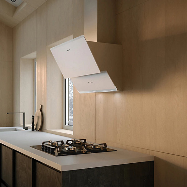 Hotte cuisine murale Silverline FARO blanc 60 cm