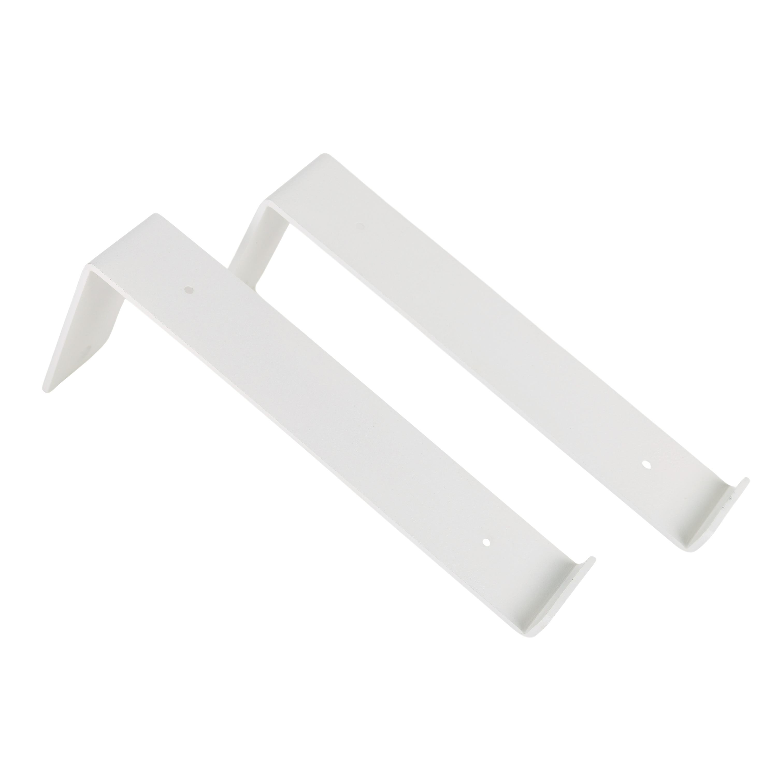 Gorillz Wagon Stalen Plankdragers voor Wandplank - 20 cm - Wit Metaal