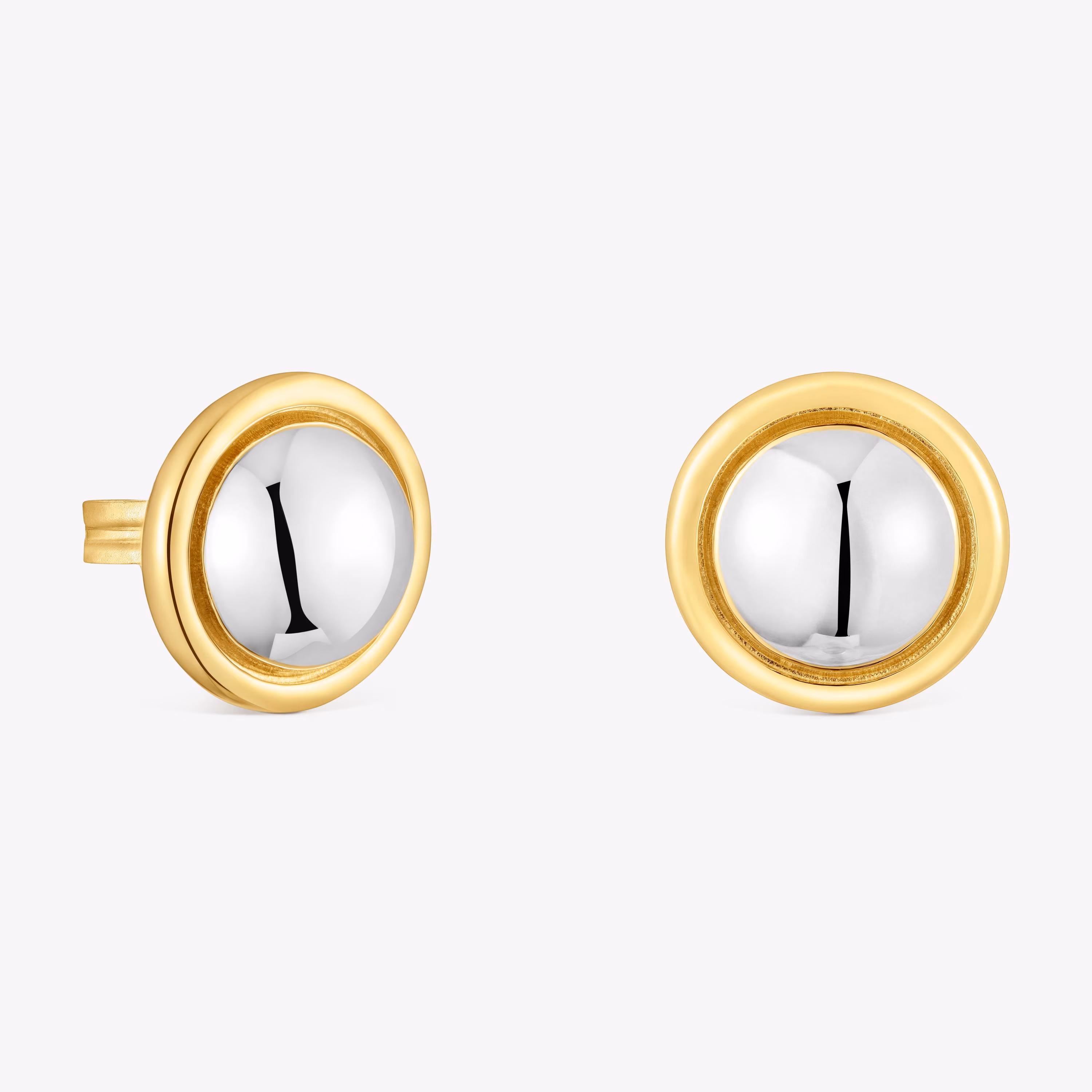 Pendientes bicolor Plump