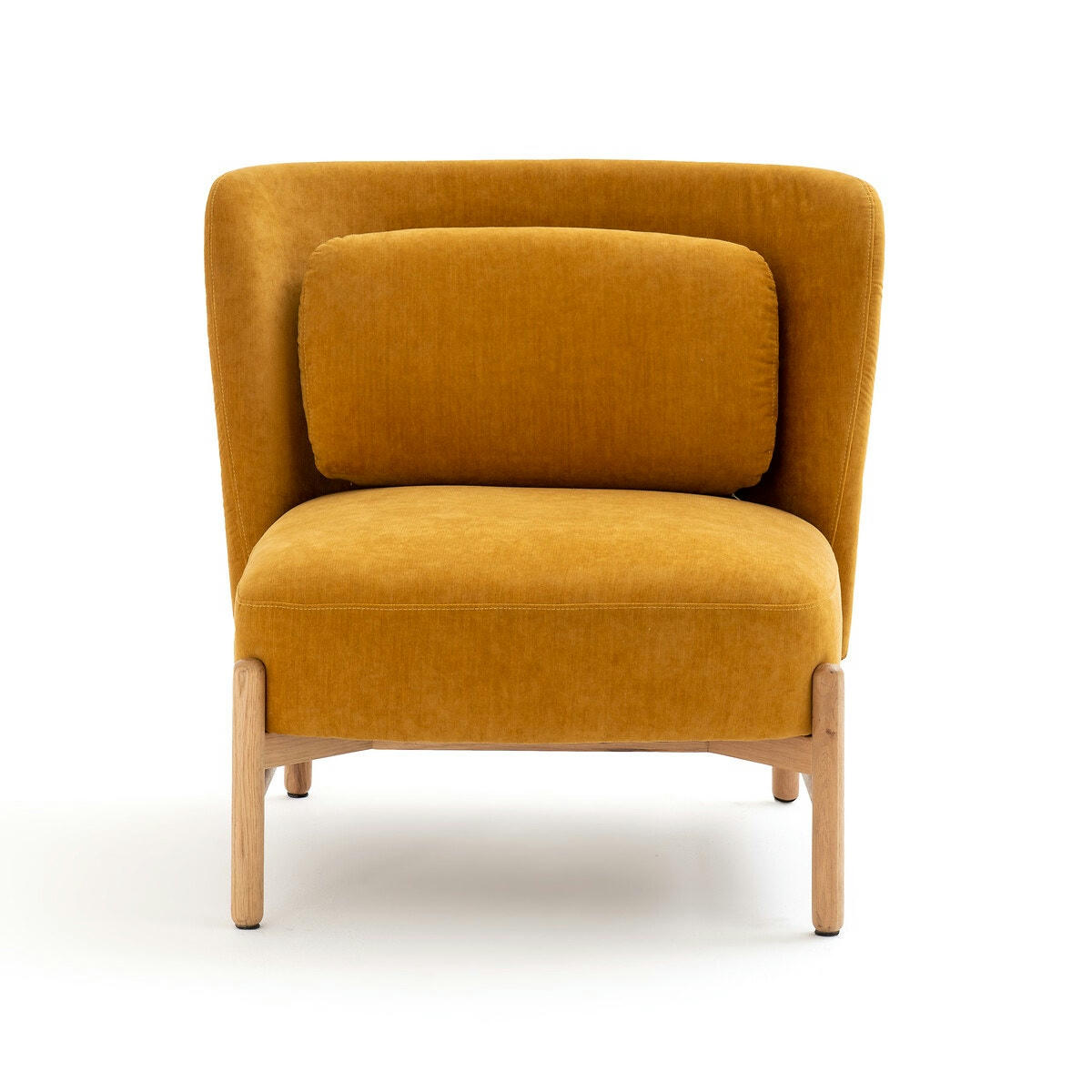 Fauteuil chêne et velours, Pyla