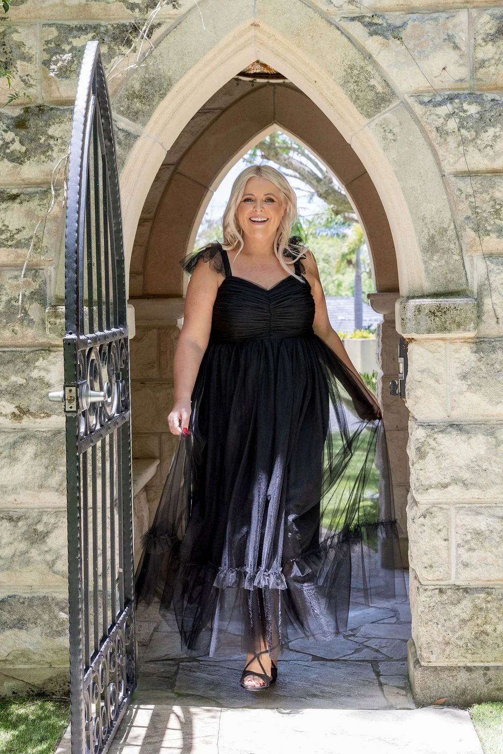 Princess Maxi Dress in Black