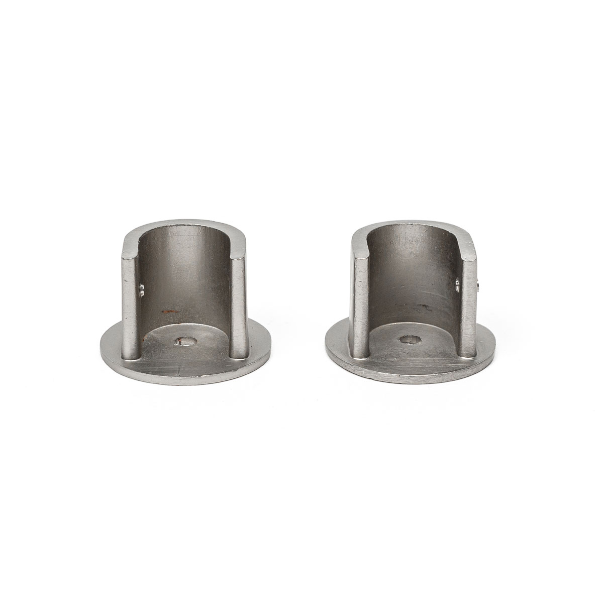 Conjunto 2 suportes parede prateados