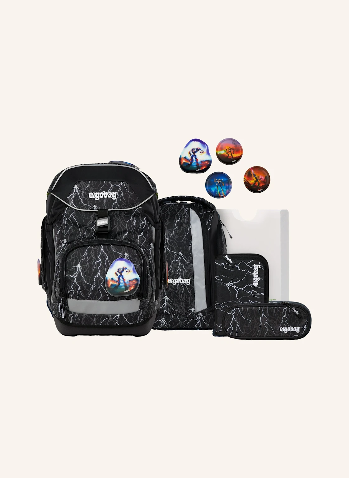 ergobag Schulranzen-Set PACK SET