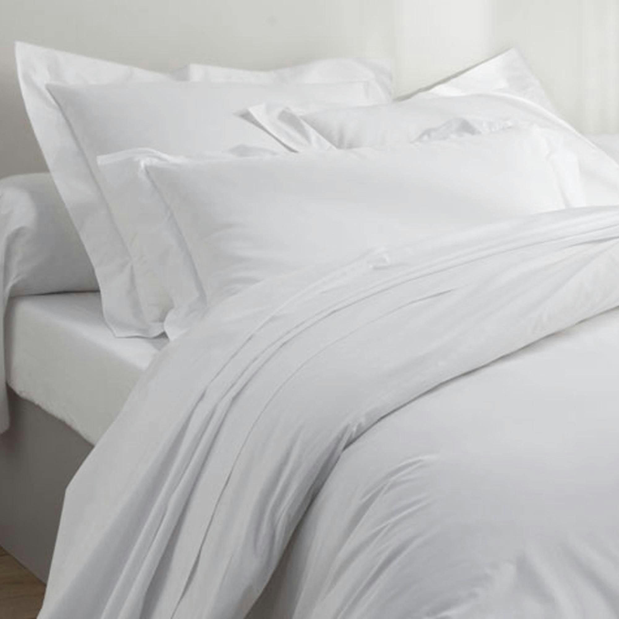PERCALE 2015 - Housse de couette 200x200 blanc en coton