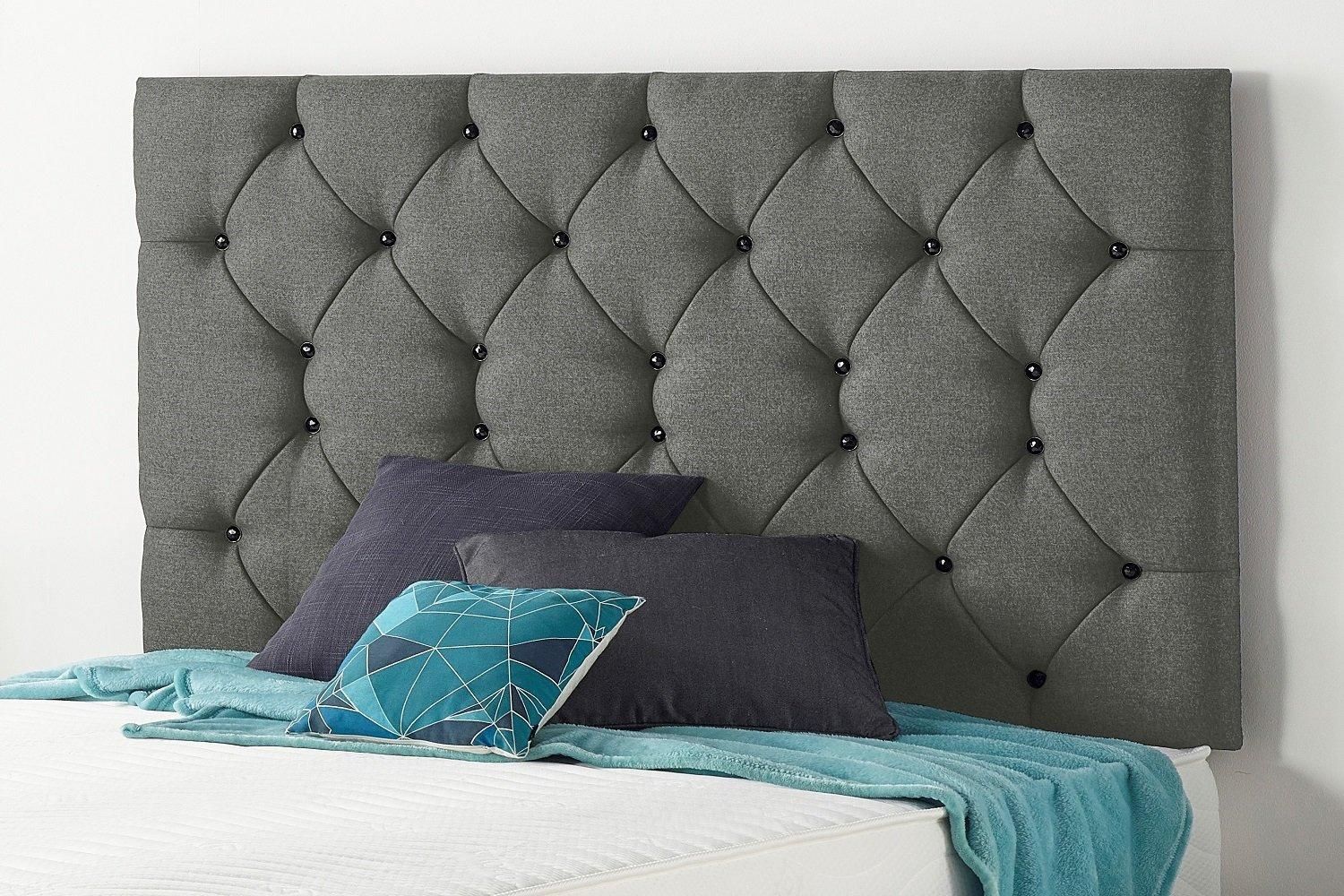 Somnior Premier Divan Bed Base with Headboard Linen Fabric