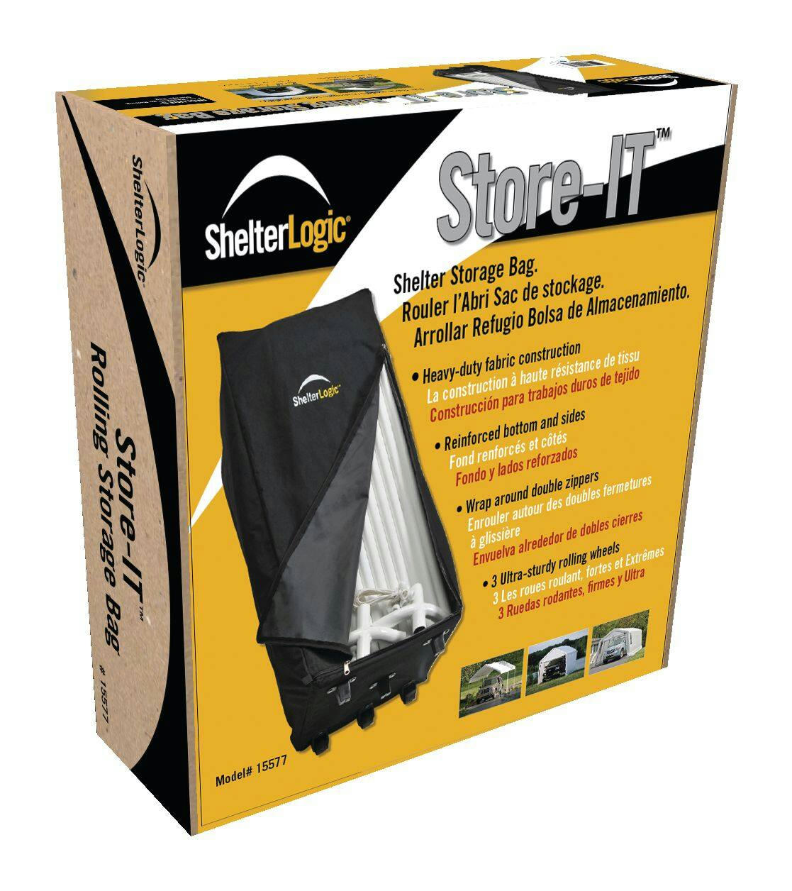 ShelterLogic Store-IT Rolling Storage Bag, 43.5 x 18.5 x 17-in