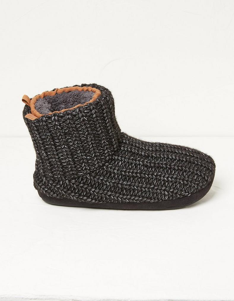 Laurence Black Knit Boot