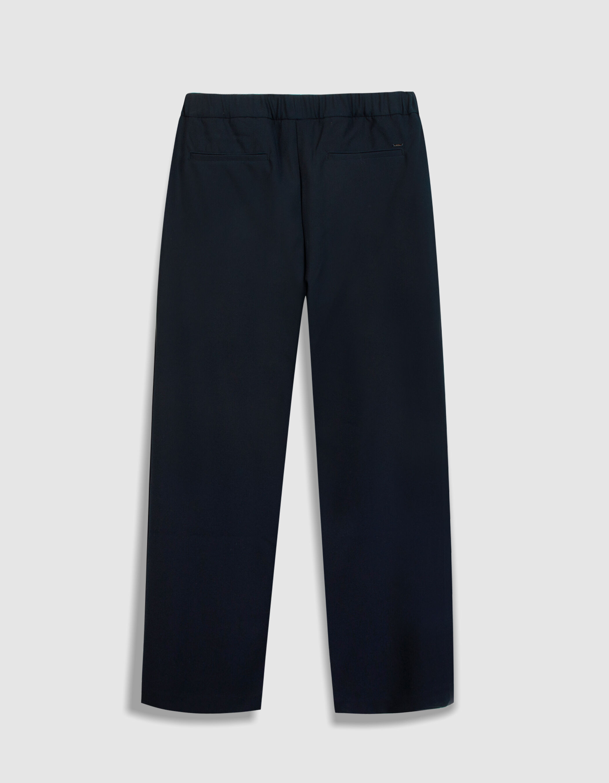 Pantalon de costume large bleu foncé Homme
