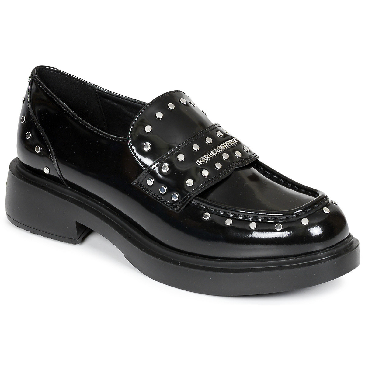 Karl Lagerfeld - MACIE Studs Signia Loafer - Black