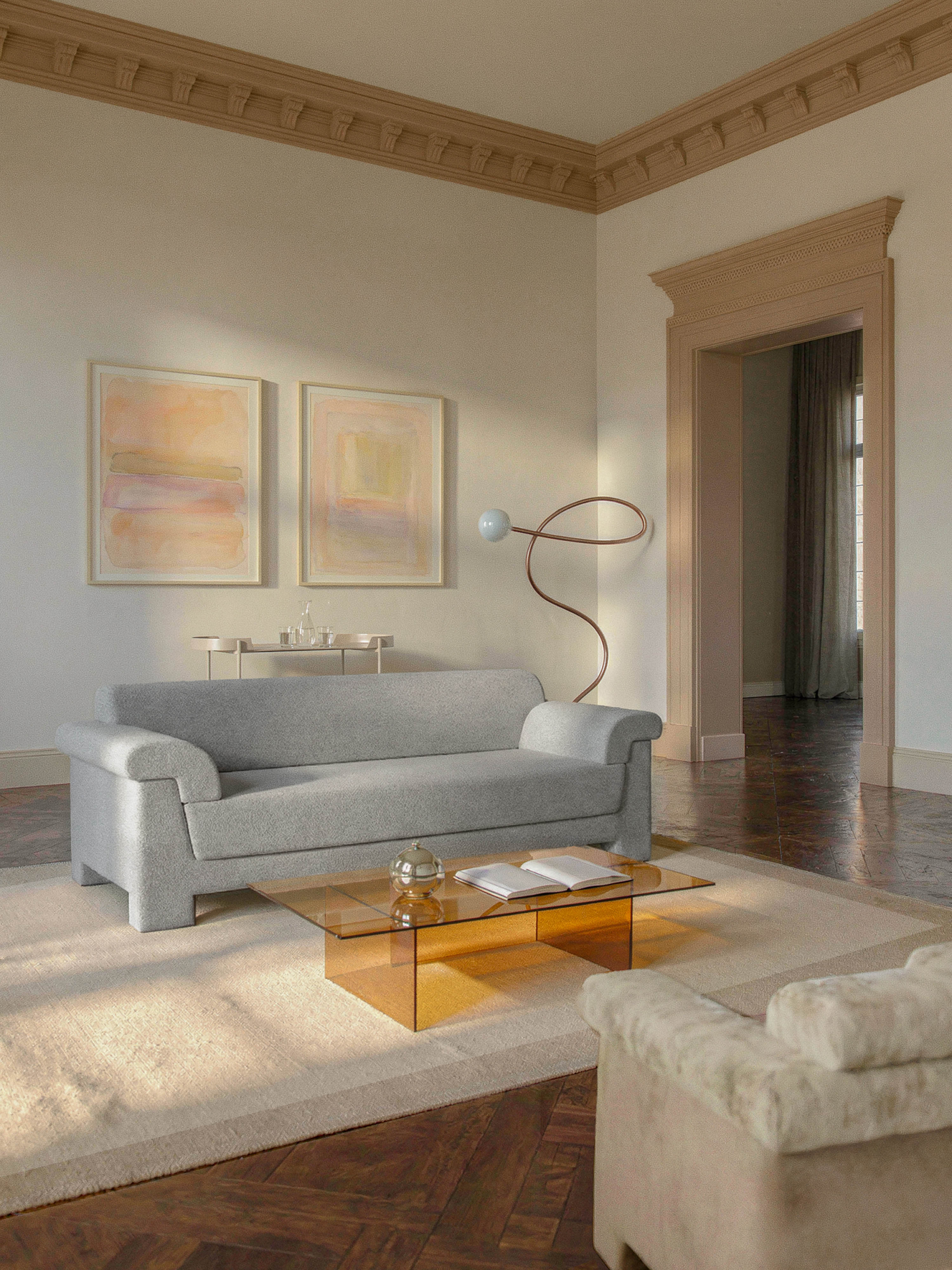 Bouclé-Sofa Atlas (2-Sitzer)
