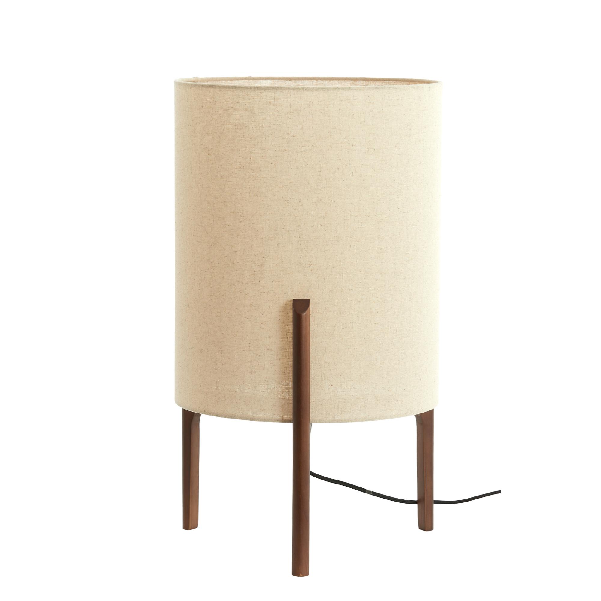 Light & Living tafellamp Litto - bruin - Ø35cm