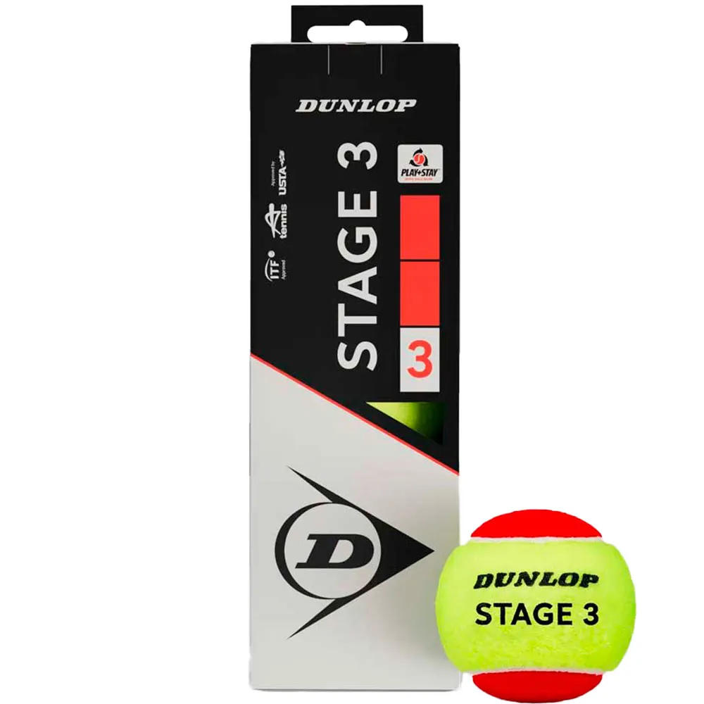 Dunlop Tb stage 3 re tenis balls box