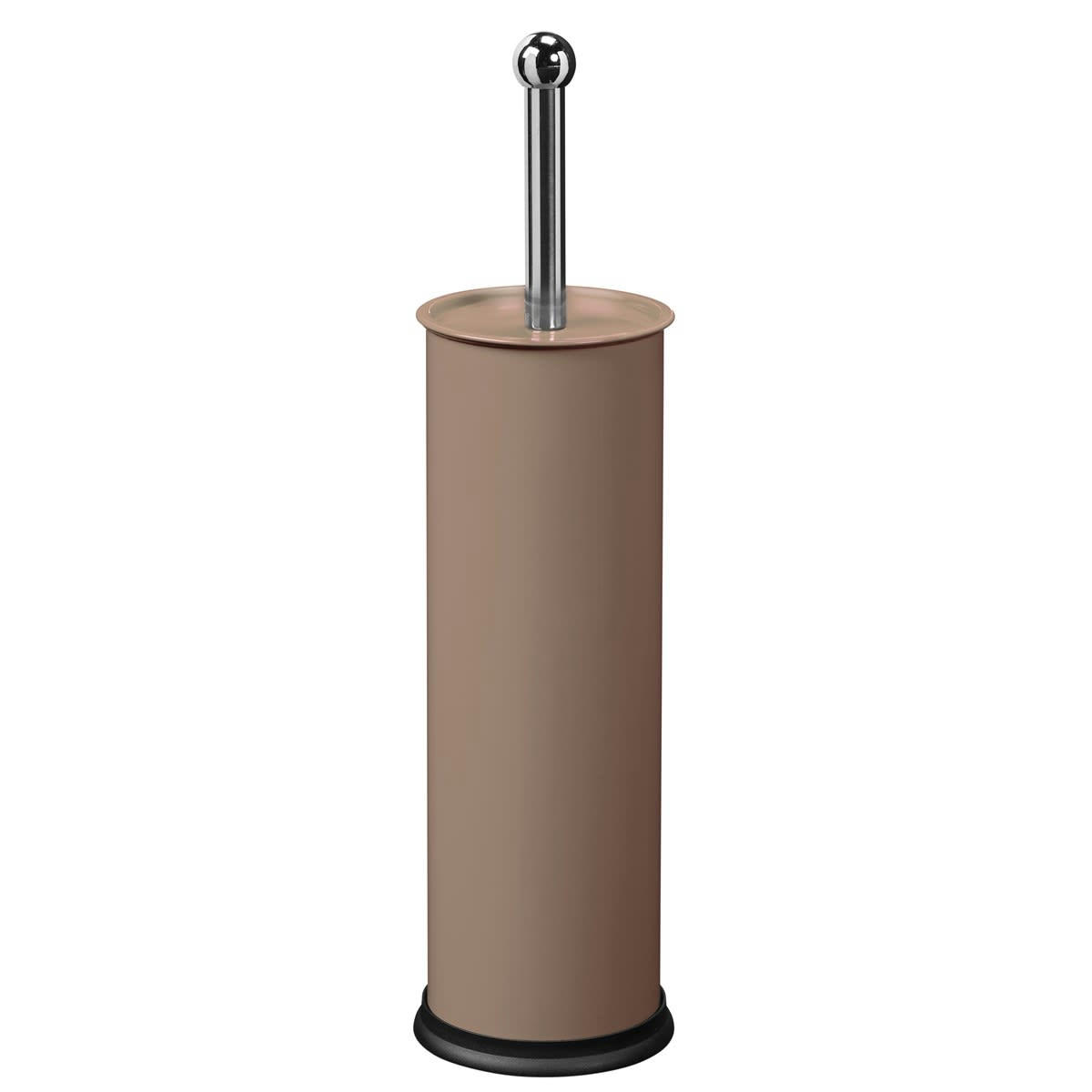 CLEANA - Porte-balayette à poser en Acier inoxydable Beige foncé