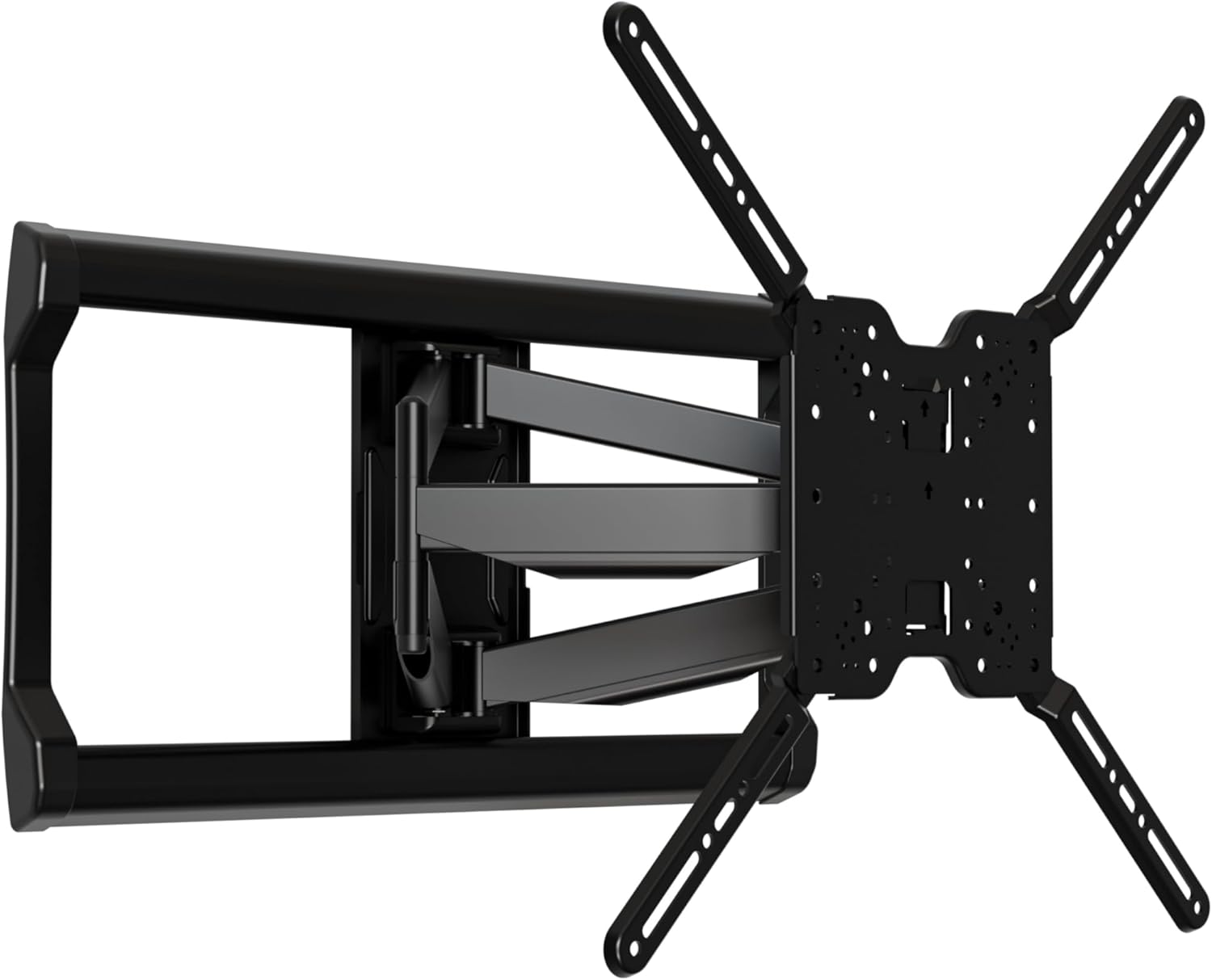 SANUS Full Motion TV Wall Mount for TVs up to 90 - Premium Design Extends 24 with Fingertip Swivel and Tilt - Easy 20 Minute Install - OLF24