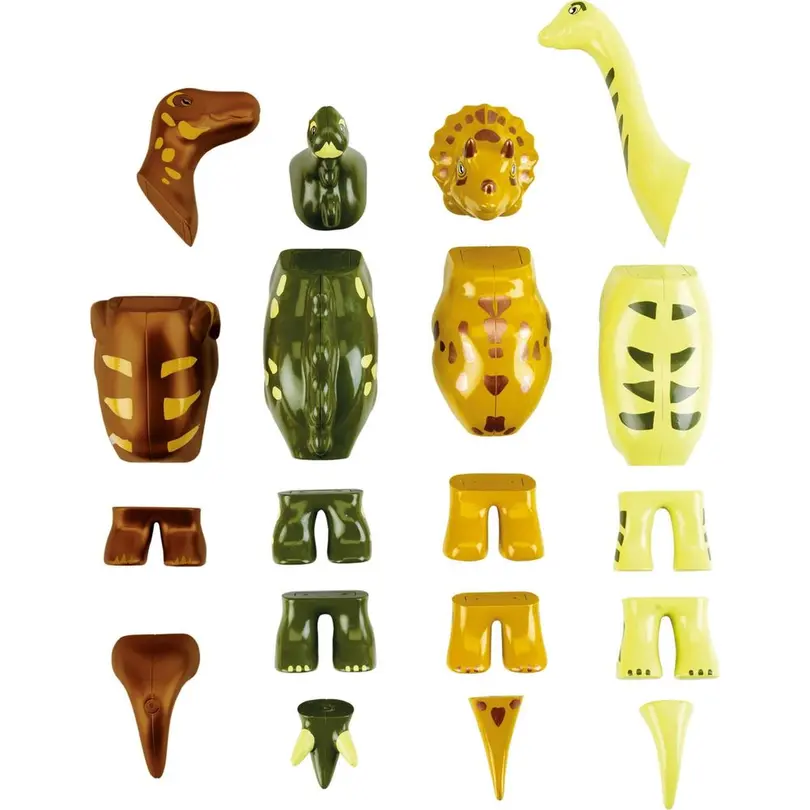 Spielset 4er-Set EST-Magnettierpuzzle 4 Dinos