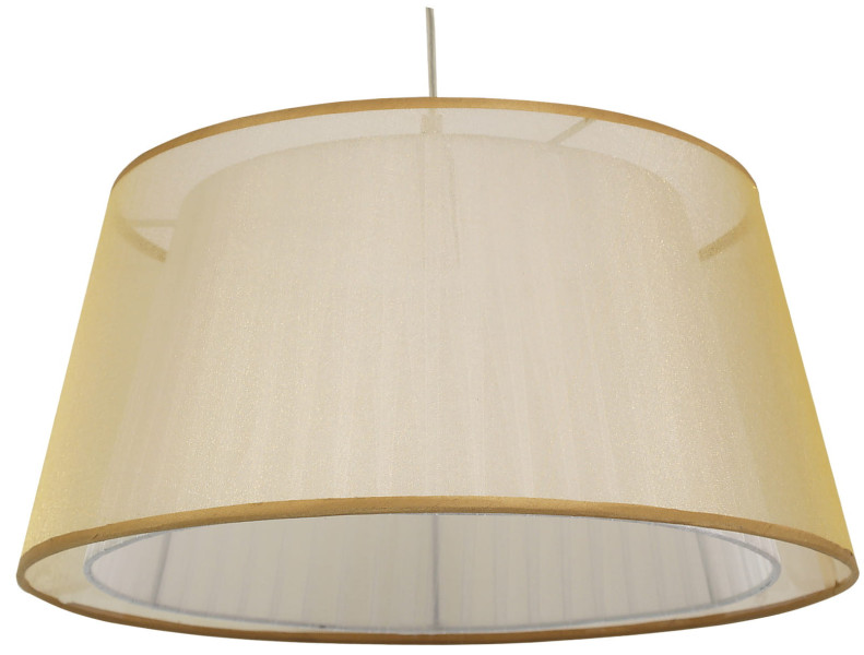 Lampa wisząca biało-złota CHARLIE 1xE27x60W wym: 105x45x45 cm Candellux