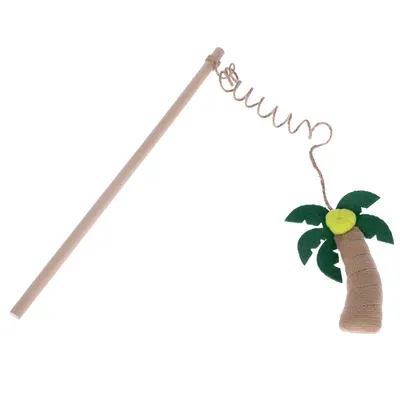 TIAKI Palm Frond Cat Dangler Toy