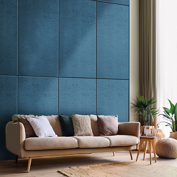 Panneau Ninna OSB-3 bleu 122 x 60 x 1,5 cm