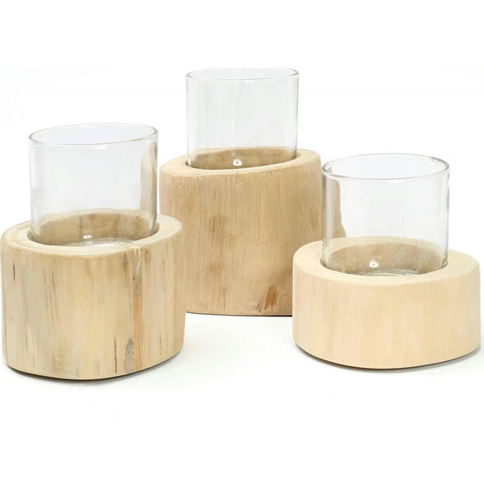 BALI BAZAR - Bougeoir Bois Bois clair