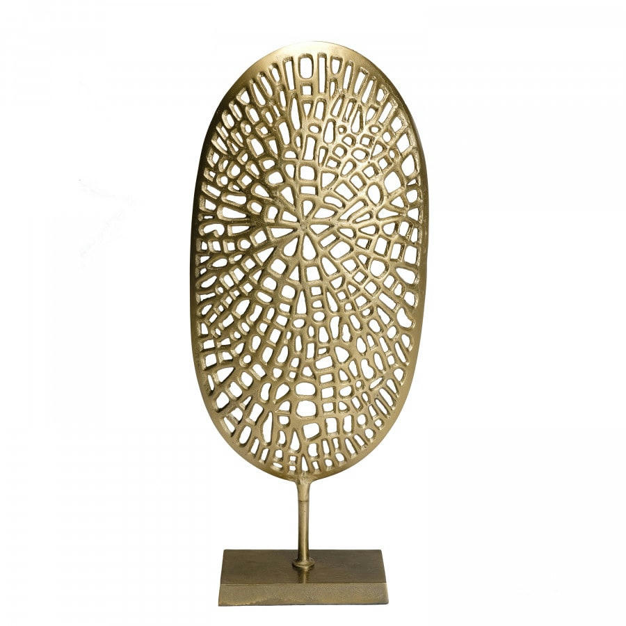 JONAS - Décoration sculpture aluminium doré
