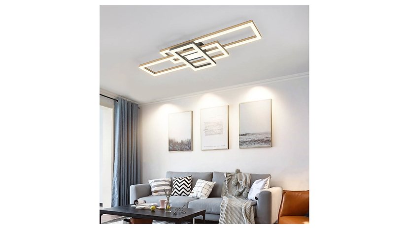Lampa sufitowa Matera Rimini LED 3-punktowa ze ściemniaczem czarna