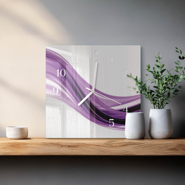 Zegar moderna 30x30 Sztuka Abstrakcyjna nowoczesny design grafika art