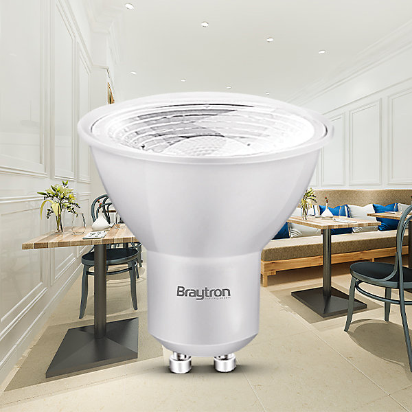 Lot de 10 ampoules LED GU10 5W (Eq. 40W) 4200K 38 degrés