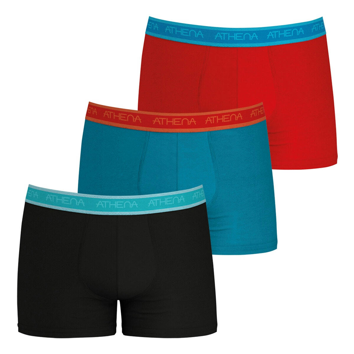 Lot de 3 boxers unis Easy bio