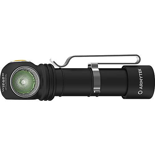 ArmyTek Wizard C2 WG White - Lampe frontale LED rechargeable 1100 lm, double couleur, autonomie 13 h
