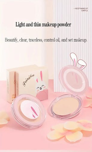 NNETM Lightweight Makeup Powder, Matte, Oil ControlPowder, Concealer Moisturizing Powder