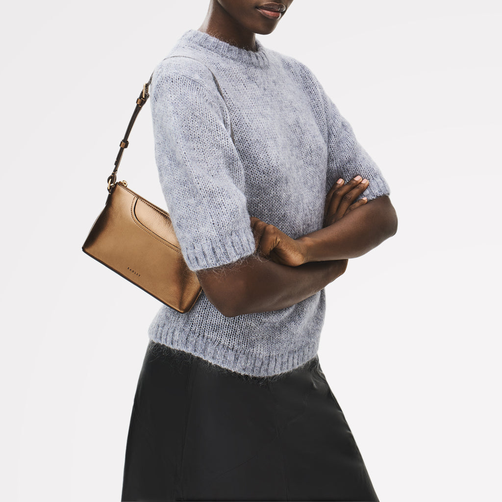 Pockets - Mini Ziptop East-West Shoulder Bag