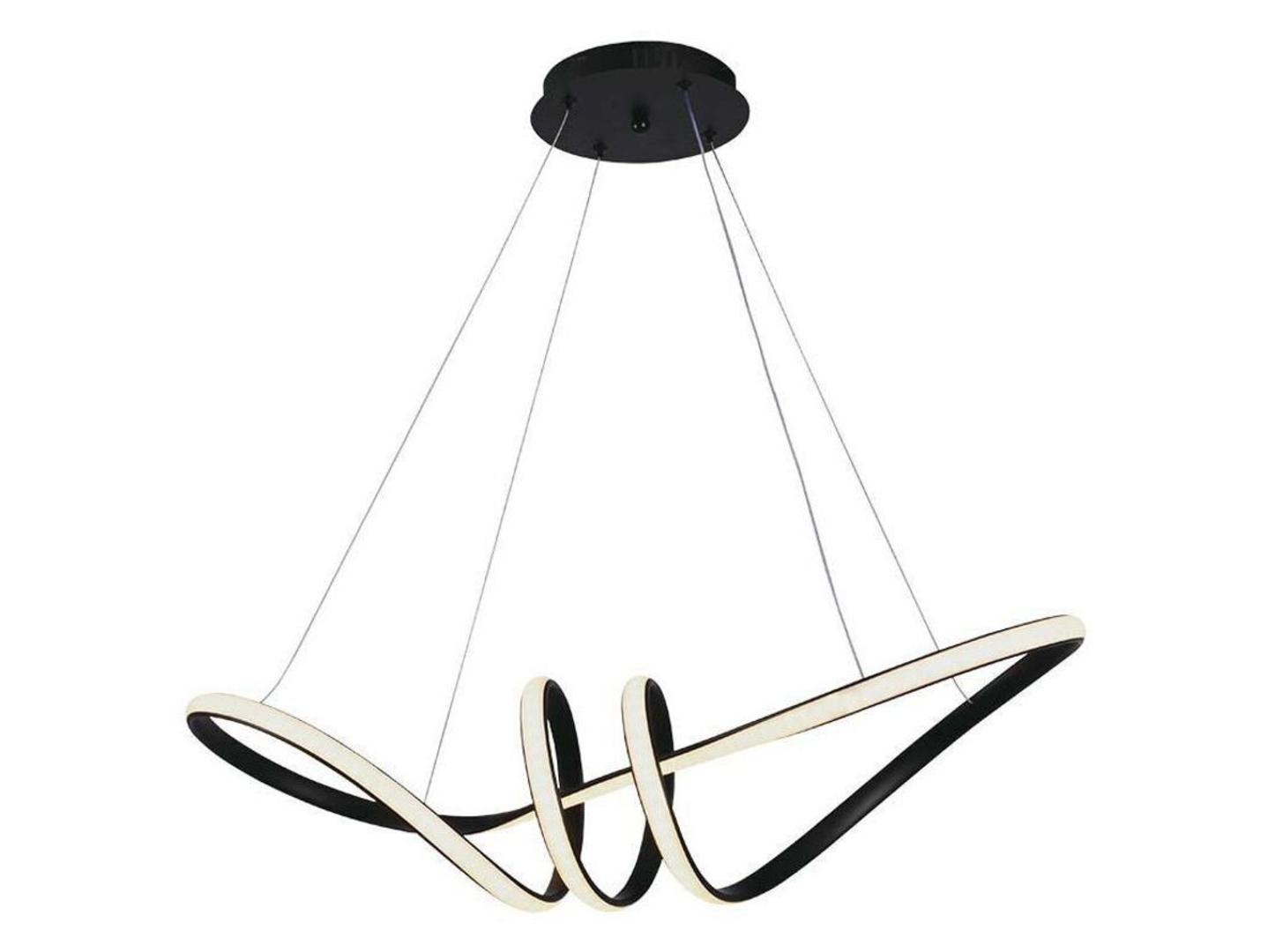 Lampa wiszącaVT-7798 LED metalowa czarna