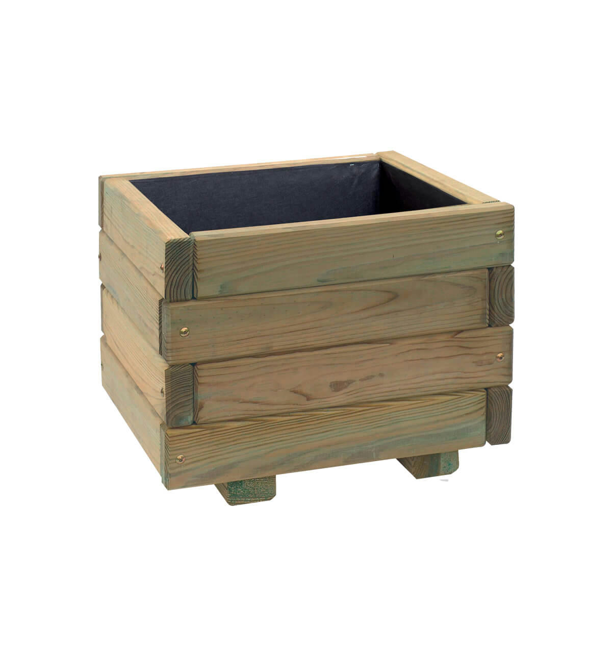 - Bac à fleurs carré - 40cm