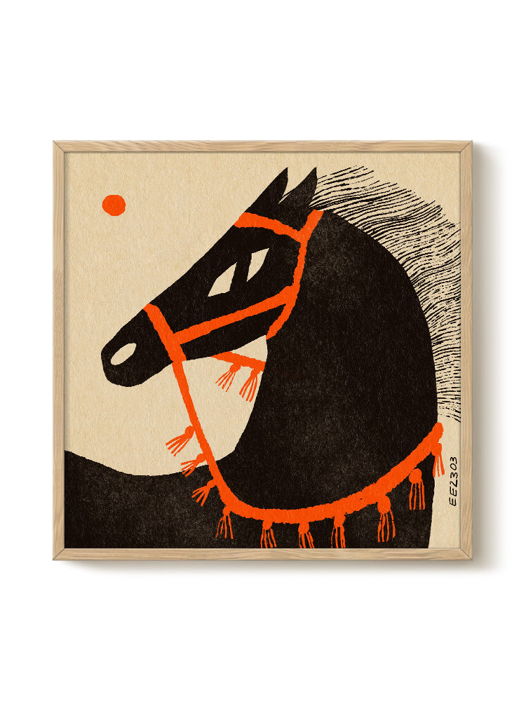 Enikő Eged - Horse Portrait - PSTR studio Kunst Poster