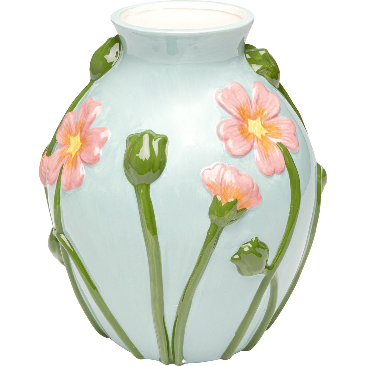 Kare Design Vaas blauw bloemen