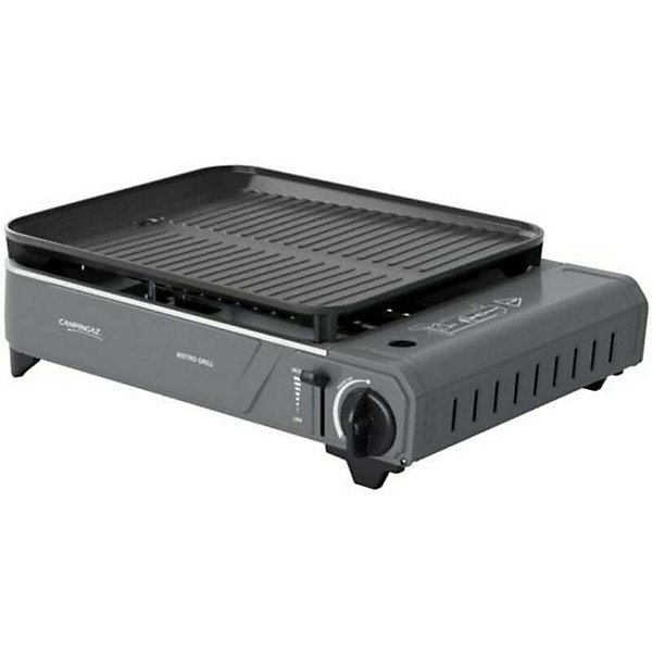 Barbecue gaz horizontal campingaz acier gris 43 x 28 x 11 cm