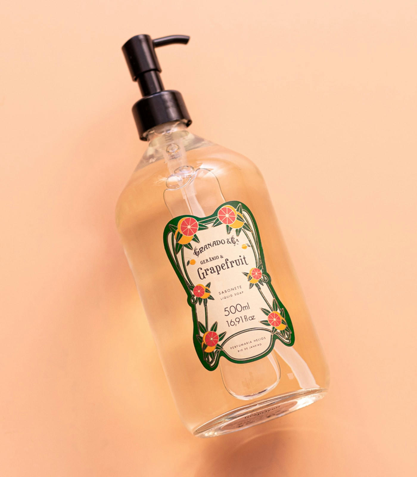 GÉRANIUM ET PAMPLEMOUSSE - Savon Liquide 500ml