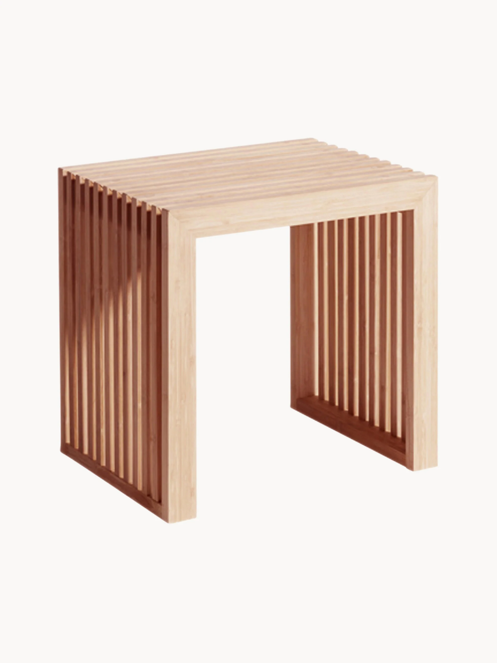 Hocker Rib aus Bambusholz