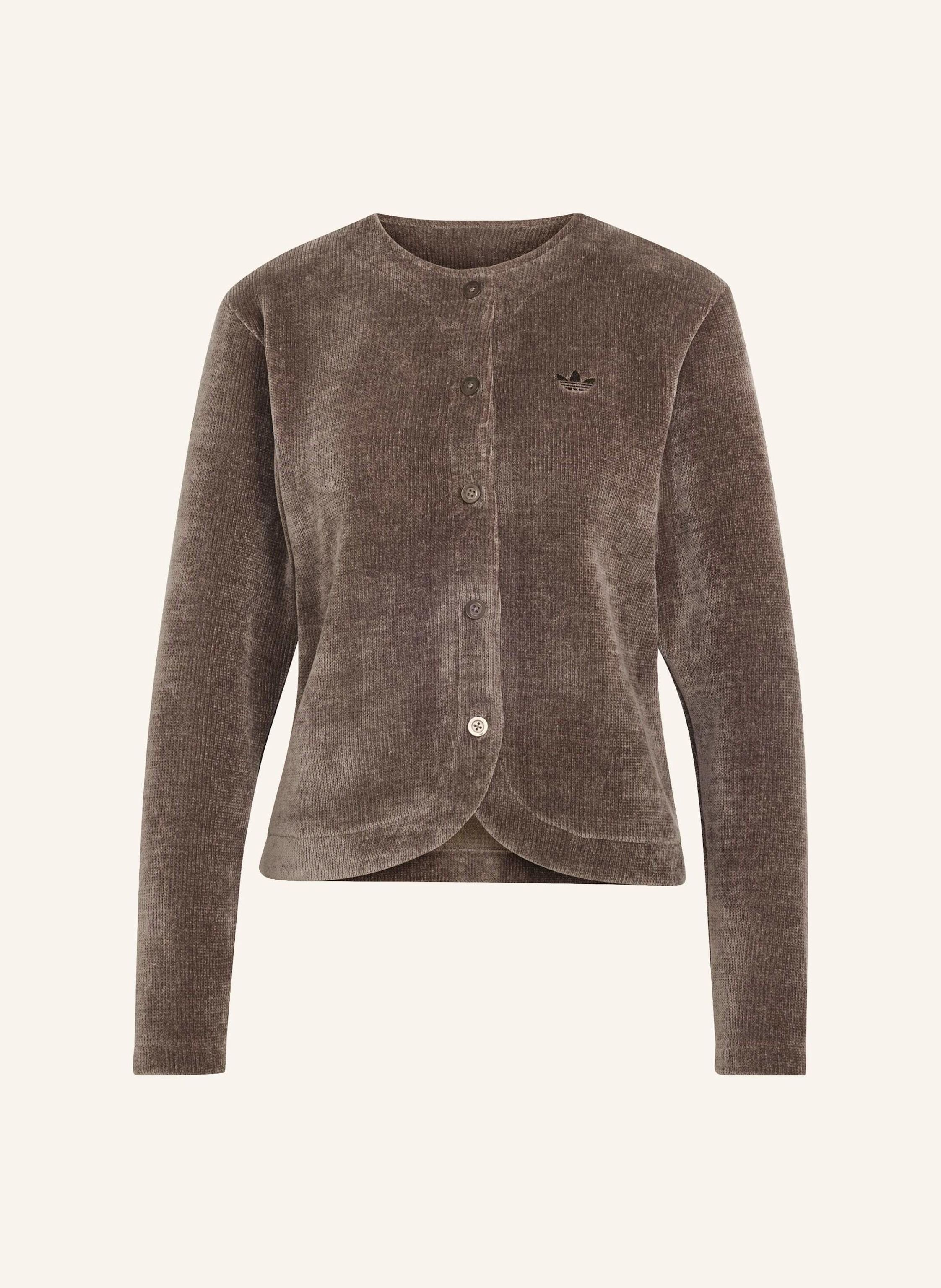adidas Originals PREM ESS CARDIGAN, KNOPFLEISTE, CHENILLE
