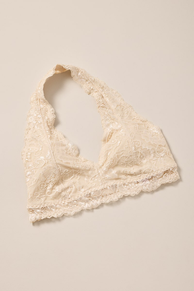 Cheryl Halter Lace Bralette