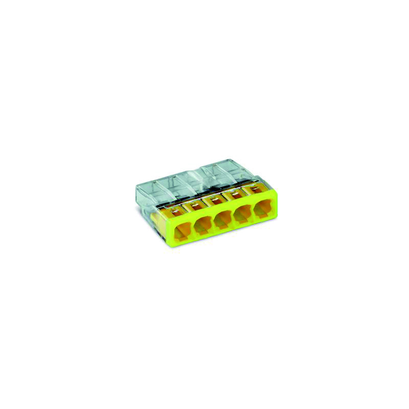Borne rapide 5 x 2,5 mm² 10 pièces WAGO
