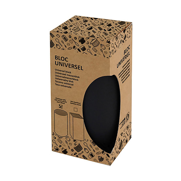 Bloc universel spaghetti noir Noir - Bloc universel par Sabatier Trompette