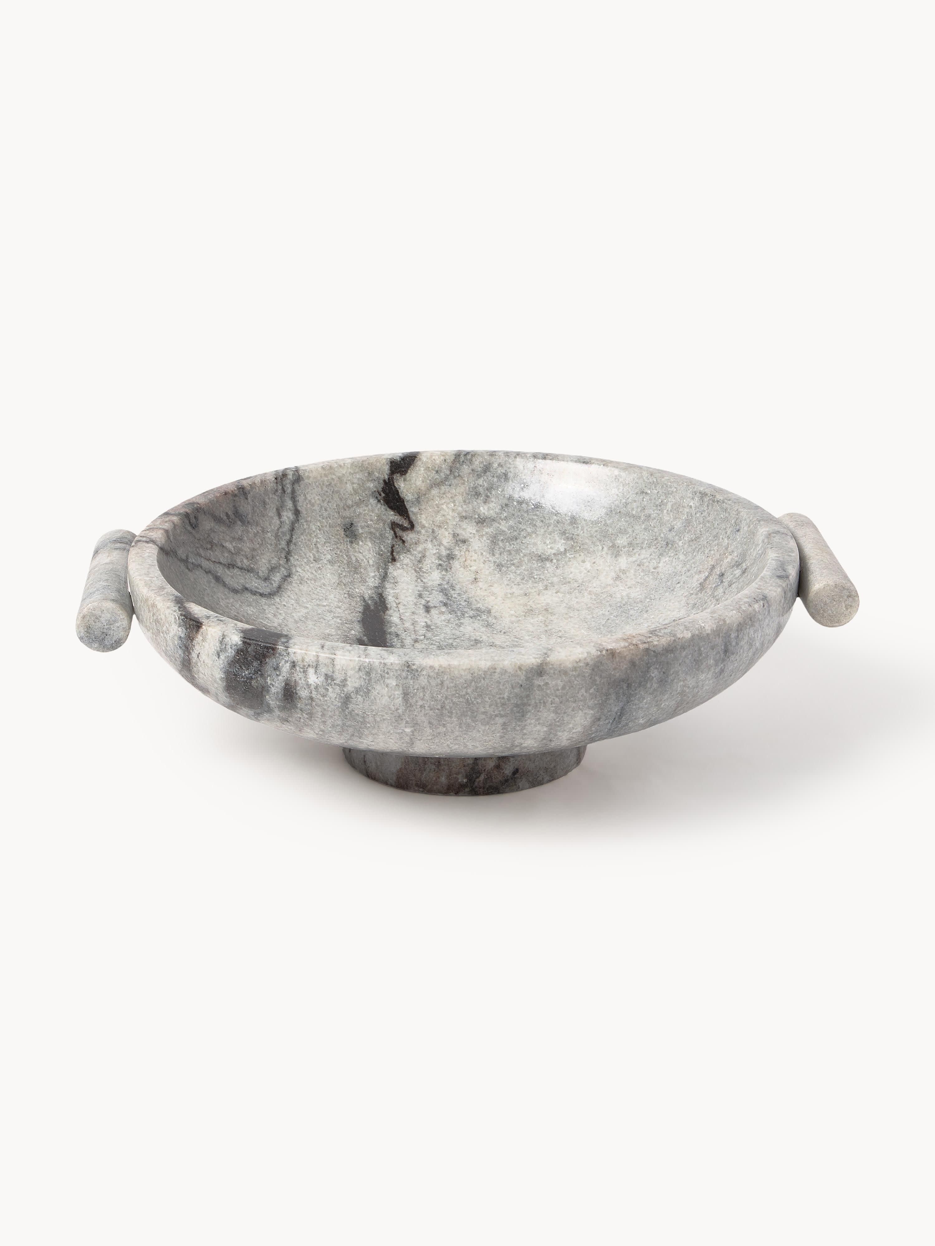 Deko-Schale Fossil aus Marmor, H 10 cm