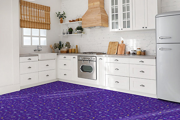 Carreaux vinyle Tulup 30x30 cm Motif géométrique 9 pcs