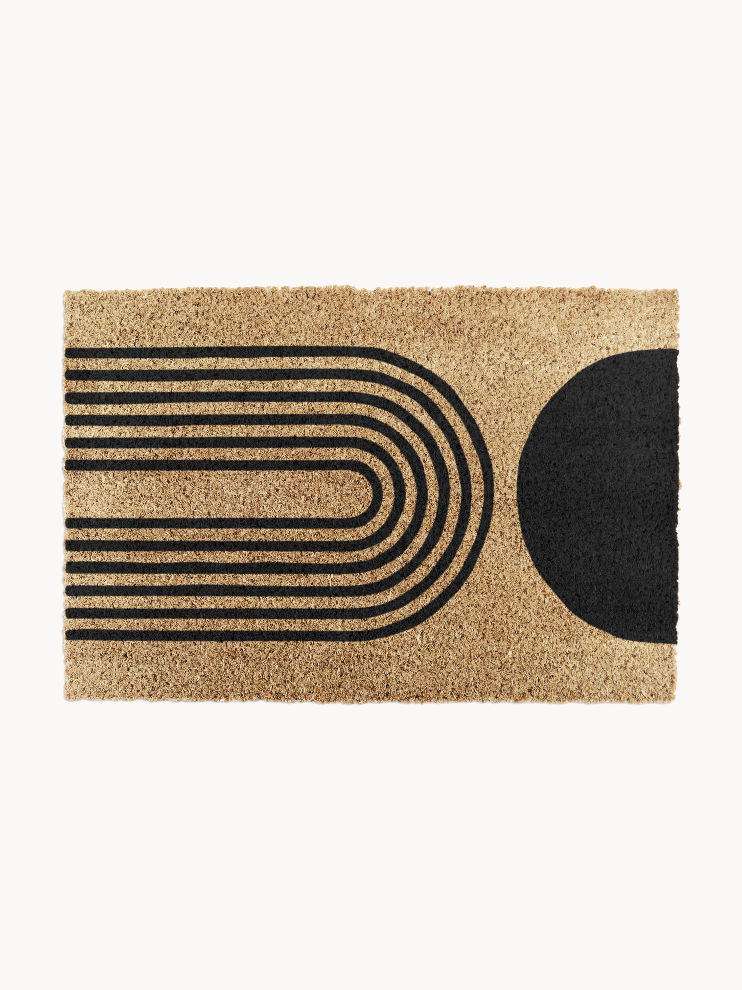Fußmatte Abstract Half Moon