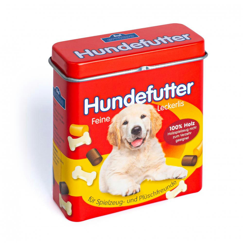 - Croquettes pour chien en bois